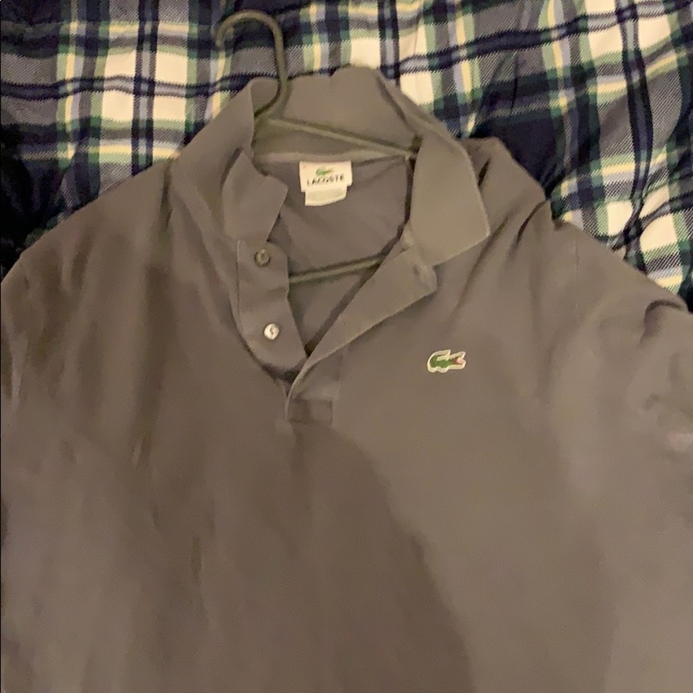 Long sleeve Lacoste polo. Comment any questions!!
